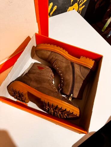 bot batinka: Kişi üçün dəri botlar (Greyder) - Özüm 170man almışam - Rəng: qəhvəyi — 2
