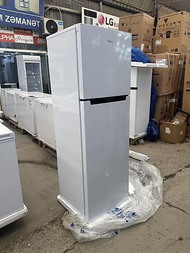 piknik soyuducu: İki kameralı soyuducu - Rəng: ağ, klassik düz dizayn - Qapıların — 1