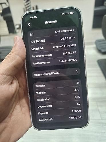 ikinci əl tel: IPhone 14 Pro Max, 256 GB, Deep Purple, Simsiz şarj — 6