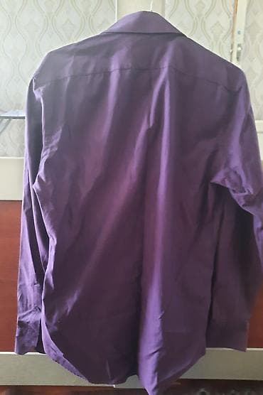 Верхняя одежда: Мужская рубашка, цвет - Фиолетовый — 2