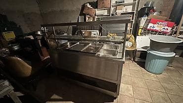 sendiviç panel: Paslanmayan poladdan bufet/xörək paylama vitrini dezgah - Material — 6