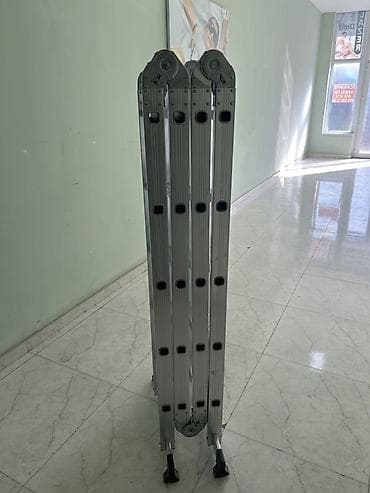 nərdivan işlənmiş: Az işlənmiş Çoxfunksiyalı alüminium nərdivan - Material: möhkəm — 2