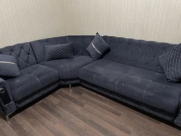 Künc divan, Açılmayan, Bazasız, Vеlur parça, Çatdırılma yoxdur