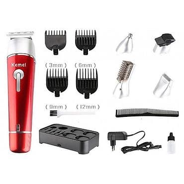 Kemei 1015 - Trimmer dəsti 10in1 Təsviri:⬇️Keyfiyyətli Təraş aparatı — 6