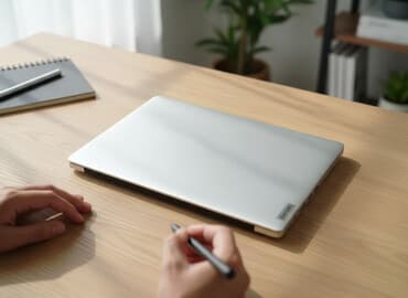 Lenovo noutbuk - Korpus: gümüşü rəng, minimal dizayn, yuxarı qapaqda lalafo.az -da Lenovo noutbuk - Korpus: gümüşü rəng, minimal dizayn, yuxarı qapaqda