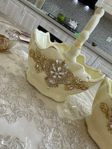 ваза для сладостей: Hec isdenmiyib tezedir hediyye alinib baha alinib cutu 150manata — 4