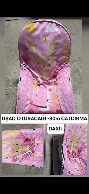 Yemək masaları, oturacaqları: Uşaq qidalanma oturacağı - Rahat yastıqlı arxa hissə, üzərində şirin — 3