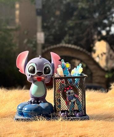 bezek daslari: Masaüstü qələmqabı – fiqurlu dekorativ organizer - Metal tor şəbəkəli — 5