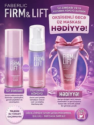 xonca desti: Faberlic gözəllik və rahatlıq məhsulları 1) Legendary Oxygen – — 3