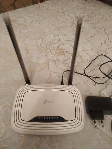 el modemi: TP-Link simsiz Wi‑Fi router - Model: TP-Link (2 antenalı, 2.4 GHz — 1