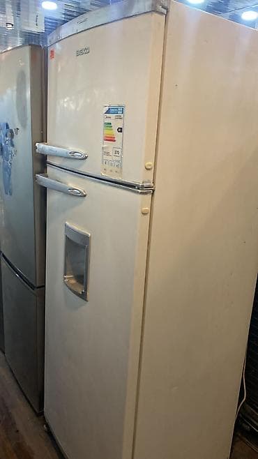 soyuducu sumqayitda: 2 qapılı Beko Soyuducu Satılır, rəng - Ağ, Dispenserli — 1