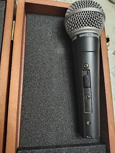 купить микрофон: Neumann KMS 100 və Shure SM58 mikrofonları - Neumann KMS 100: Səhnə — 5