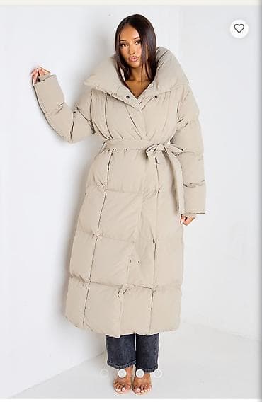 AMISU Puffer Coat – qadınlar üçün uzun şişmə palto kopya şekildeki