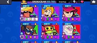 puding it: Brawl Stars hesabı – yüksək səviyyəli, tam dolu profil - Kupa yolu — 9