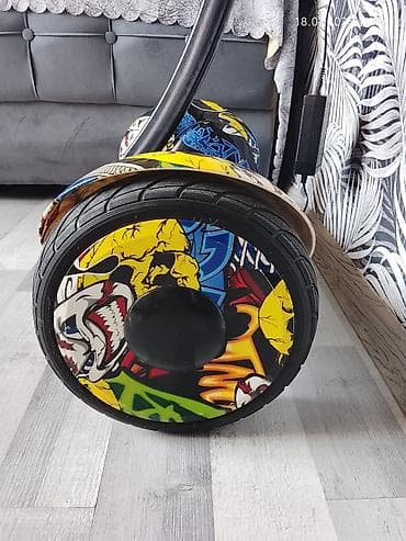 Elektrik nəqliyyatı: Özəlləşdirilmiş dizaynlı elektrik hoverboard (segway tipli, sükanlı) — 5