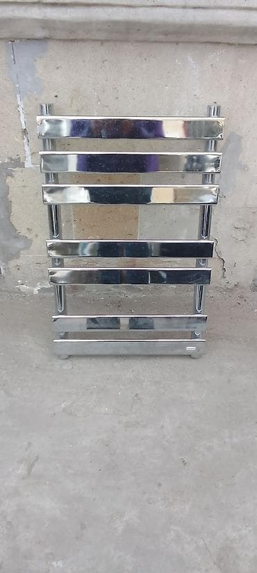 xırda xurma: Xrom dəsmal quruducu/raditor (divara montaj üçün) - Material — 5