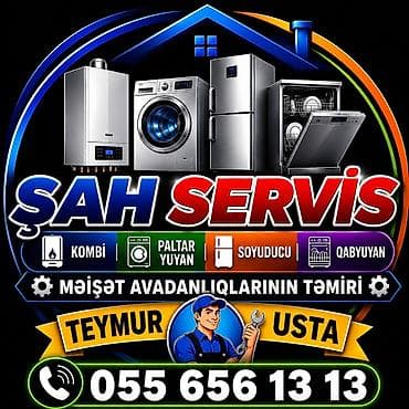 Texnikanın təmiri: Şah Servis – məişət avadanlıqlarının təmiri Xidmət sahələri: - Kombi — 1