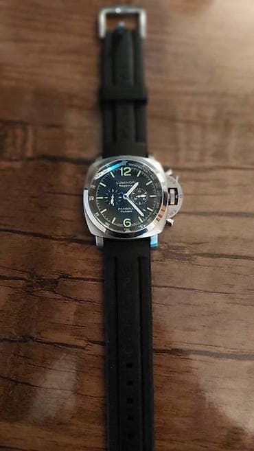 sensor saatlar: İşlənmiş, Qol saatı, Panerai Luminor, rəng - Gümüşü — 1