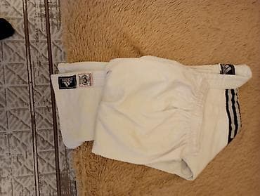 Личные вещи: Adidas judogi dəsti - Brend: Adidas - Rəng: ağ (üst və şalvar), sarı — 3