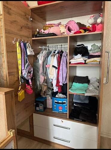Uşaq/yeniyetmə otağı üçün mebel dəsti Usaq carpayisi + Temiz ortapedik — 5