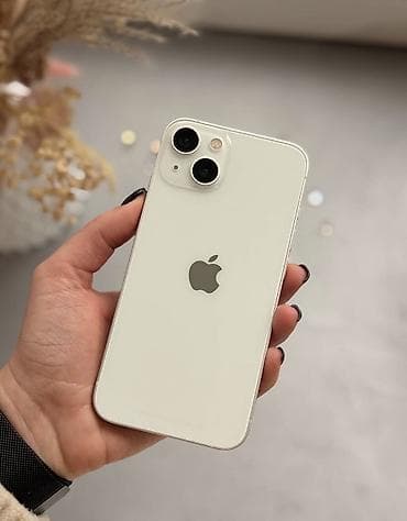 iphone şəki: IPhone 13, 128 GB, Starlight, Zəmanət, Kredit, Simsiz şarj — 1