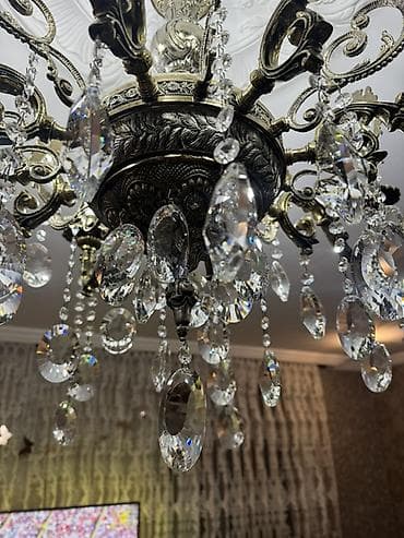 cıraq: Çılçıraq, 8 lampa, Xrustal — 1