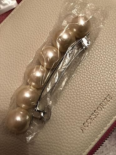 Zərgərlik əşyaları: İncili saç klipsi Həzi Aslanov metrosunun yanında, 245 nömrəli — 5