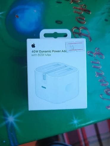 ipad case: Məhsul: Apple 40W Dynamic Power Adapter (USB‑C), 60W Max - Güc — 3