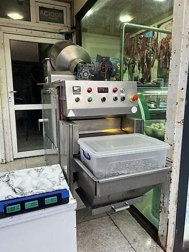 ət doğrayan mişar: 220v isleyir Sənaye tipli çərəz qovurma və duzlama xətti – - Tam — 2