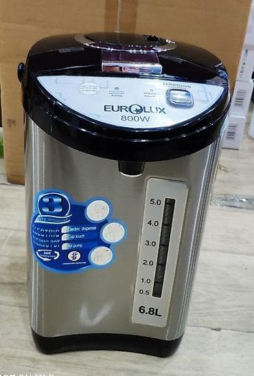 Samovar termopot termofot elektrikli termos Eurolux 6.8 litr tutumlu — 2