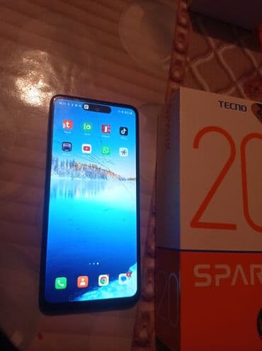 TV və video: Tecno Spark 20C, 128 GB, Barmaq izi — 1
