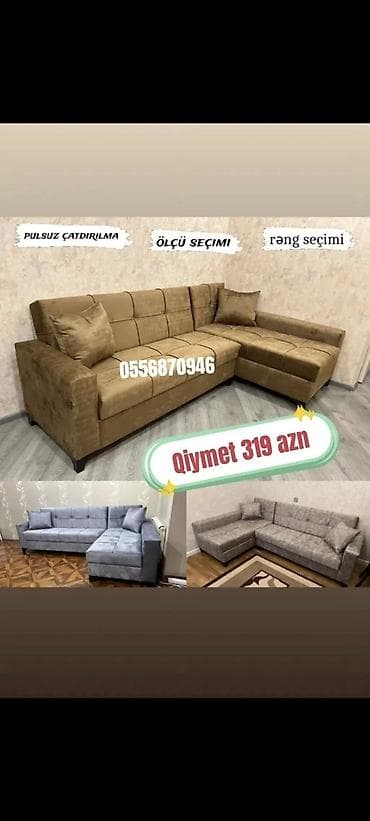 divan baki: Künc divan, Yeni, Açılan, Bazalı, Parça, Pulsuz çatdırılma — 2
