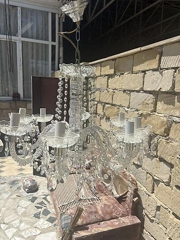 isig: Çılçıraq, 8 lampa, Xrustal — 4
