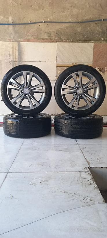 bmw disk: İşlənmiş Disk təkər Mercedes-Benz 225 / 55 / R 17, 5 Boltlu — 1