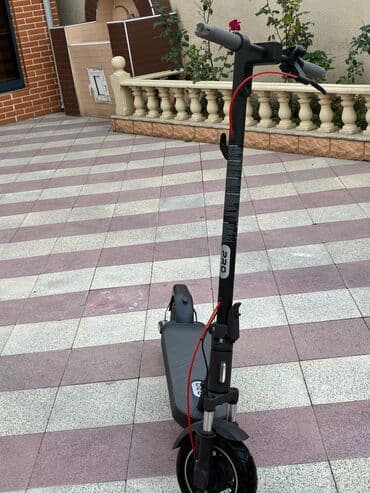 samakatlar elektiriksiz mingecevir ucuz: Elektrik skuter – “PRO” seriyası - Rəng: qara - Geniş, teksturalı — 9