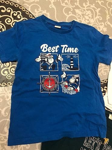 Koftalar, sviterlər: Futbolka, Oğlan üçün, 7 - 8 yaş — 7