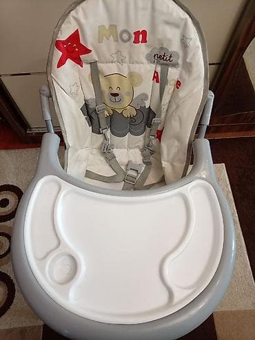 uşaq yemək stulu: Uşaq yemək stulu - Rahat və təhlükəsiz qidalanma üçün yüksək stul - — 1