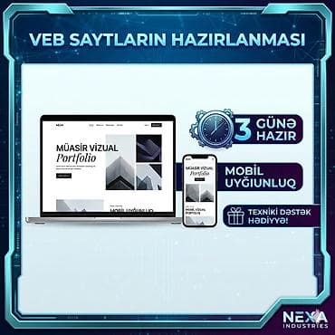 Veb saytların hazırlanması lalafo.az -da Veb saytların hazırlanması