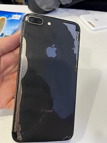iphone 8 barter var: IPhone 8 Plus, 64 GB, Qara, Barmaq izi, Sənədlərlə — 3