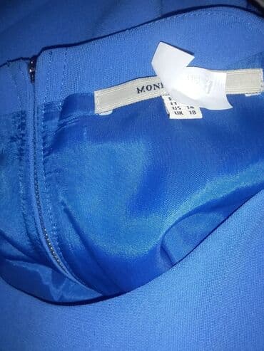 uzun donlar 2022: Оригинальное платье (двойка) на подкладки голубого цвета — 1