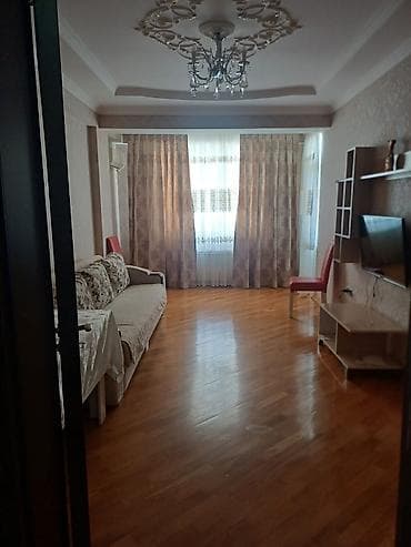 kira: 2 otaqlı mənzil – tam mebellə və texnika ilə - Geniş zal: asma tavan — 3
