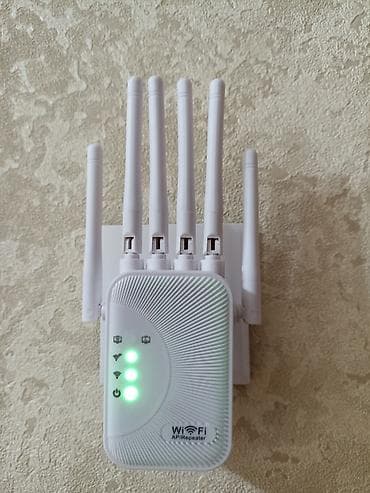 Wi‑Fi AP/Repeater – Siqnal Gücləndirici - 6 antennali dizayn: daha lalafo.az -da Wi‑Fi AP/Repeater – Siqnal Gücləndirici - 6 antennali dizayn: daha