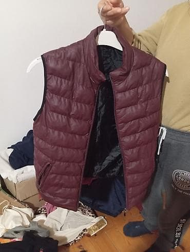 Toy paltarları və aksesuarları: Qadın üst geyimləri dəsti 1) Bordo qısa qışlıq jaket - Brend: AJ — 4
