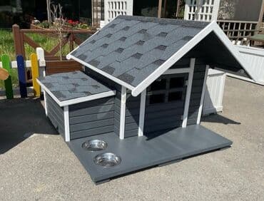 İt yuvaları Tam keyfiyyətli ve yeni materiallar ilə. Sifariş qəbul