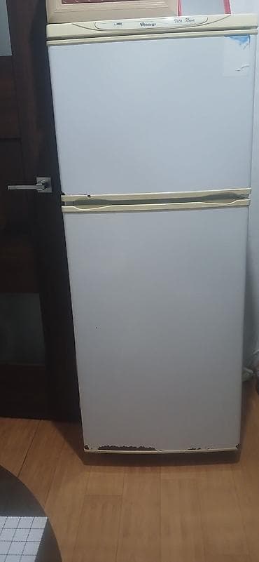 İşlənmiş 2 qapılı Dnepr Soyuducu Satılır, rəng - Ağ