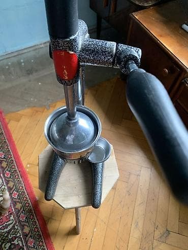 соковыжималка для цитрусовых: Mexaniki sitrus-nar sıxan (pres tipli) - Güclü qolu və metal — 6