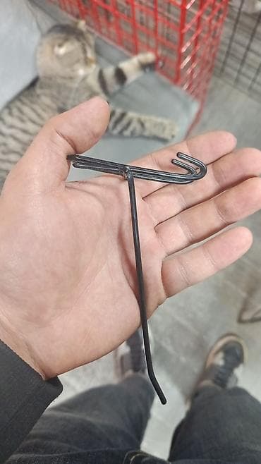 Vitrin üçün aksesuarlar: Mağaza vitrini üçün şəbəkə panel və asqı qarmaqları Məhsul təsviri: - — 7