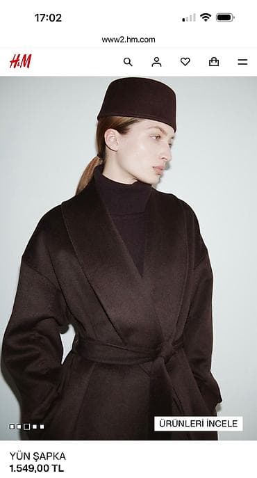 HM premium kolleksiyasından yün şapka. Yenidir — 1