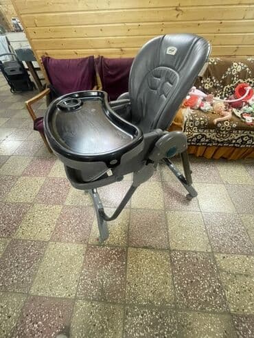 детский монеж dwingler: Uşaq yemək kreslosu - Rəng: tünd boz/qaranlıq tonlar - Yumşaq — 2