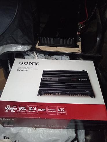 Sony Xplod XM-N1004 avtomobil gücləndiricisi - 4/3/2 kanallı lalafo.az -da Sony Xplod XM-N1004 avtomobil gücləndiricisi - 4/3/2 kanallı
